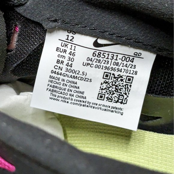 Nike Zoom Rotational 6 Men\'s 12 Anthracite Track Field Throwing Shoes 685131-004 main image 4